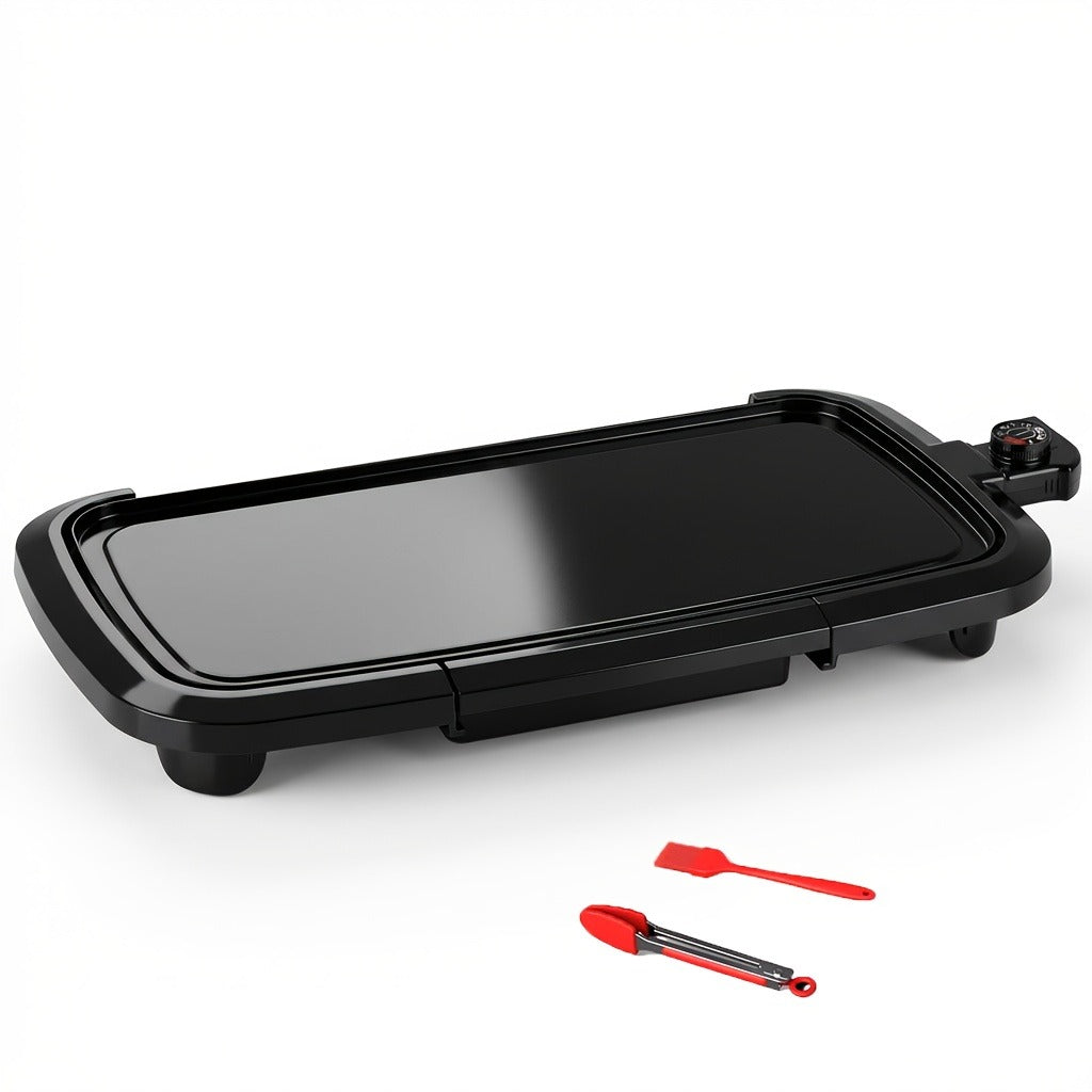 Electric Griddle Non-Stick Teppanyaki Grill Pan, Frying & Grilling All-in-One for Eggs, Steaks, Bacon — image 11