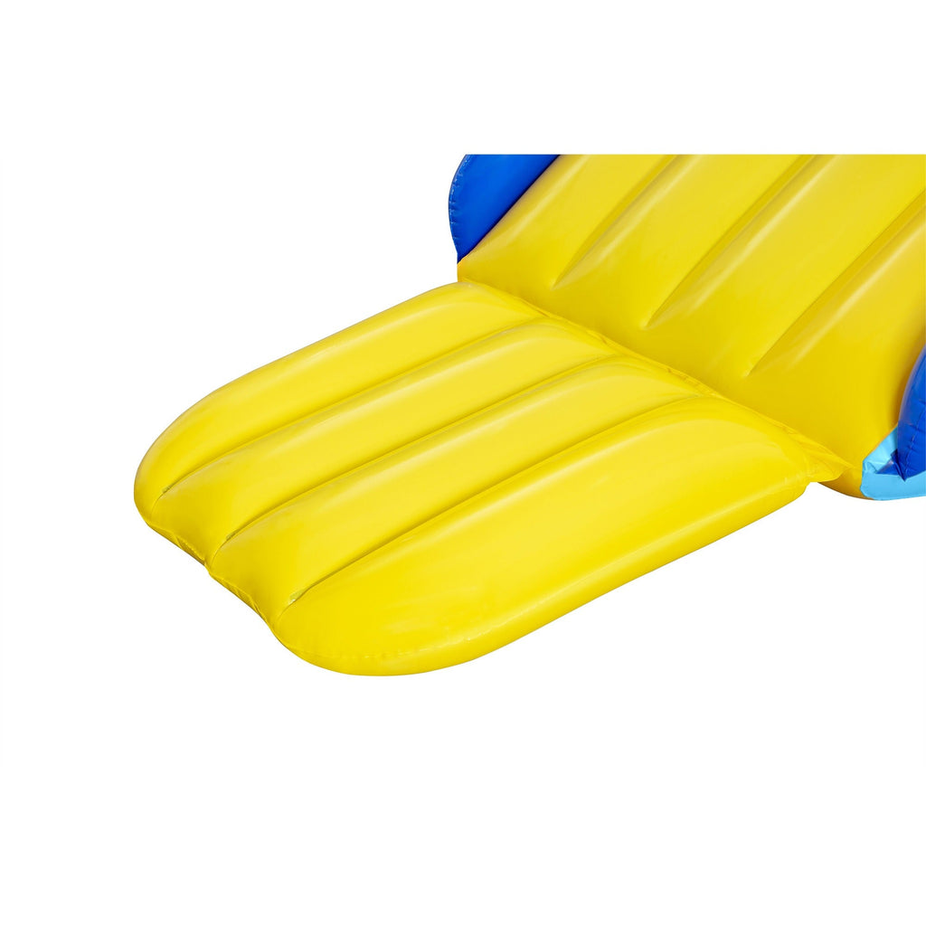 Inflatable Pool Water Slide Giant, 97x49x39 Inch Backyard Waterslide with Built-In Sprinkler, 4 Water Chambers for Stability 
