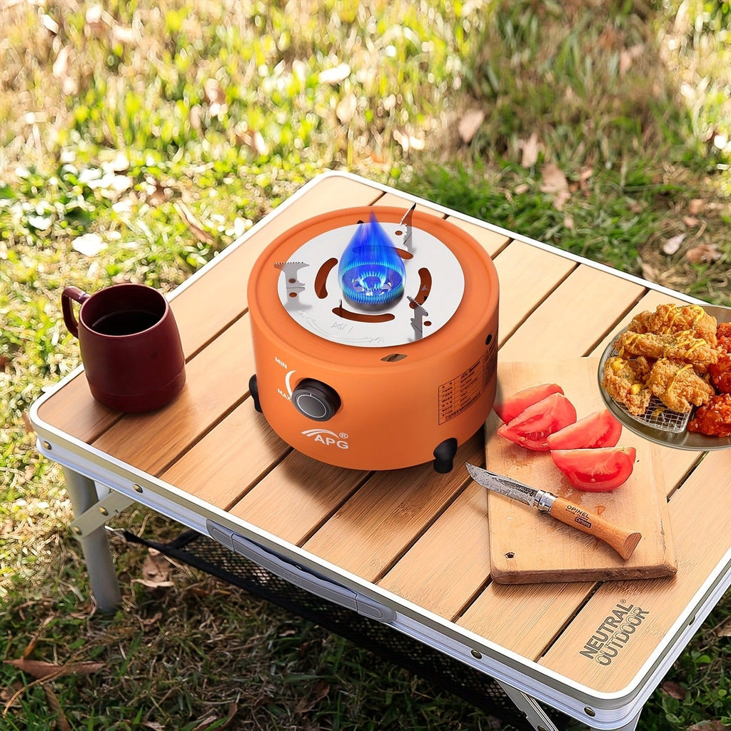 Portable Propane Camping Stove Heater 9000 BTU, 3-in-1 Indoor Outdoor Gas Burner with Adjustable Flame — image 10