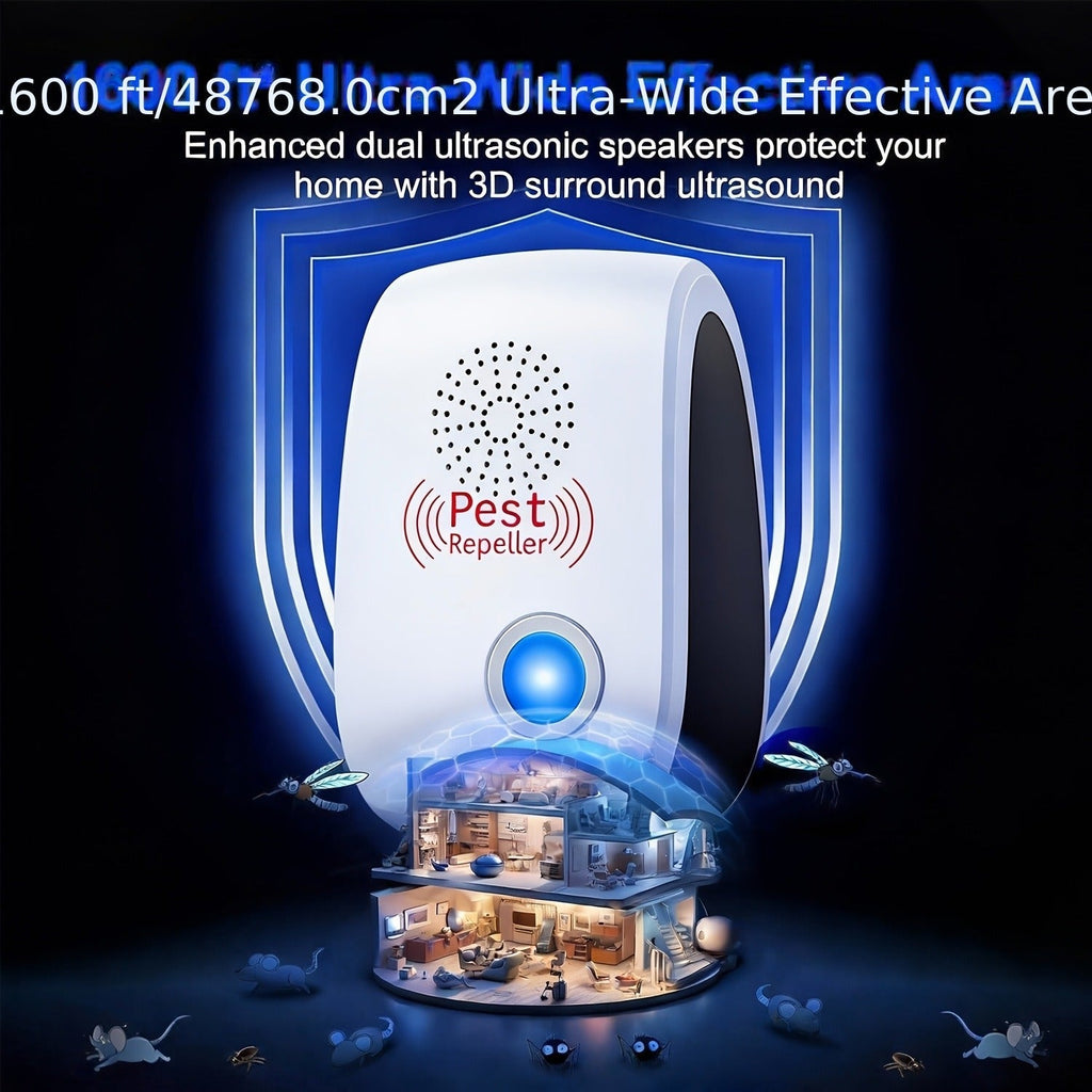 Ultrasonic Pest Repeller Plug-In 2025 Upgrade, Electronic Indoor Pest Control for Cockroaches, Mice — image 8