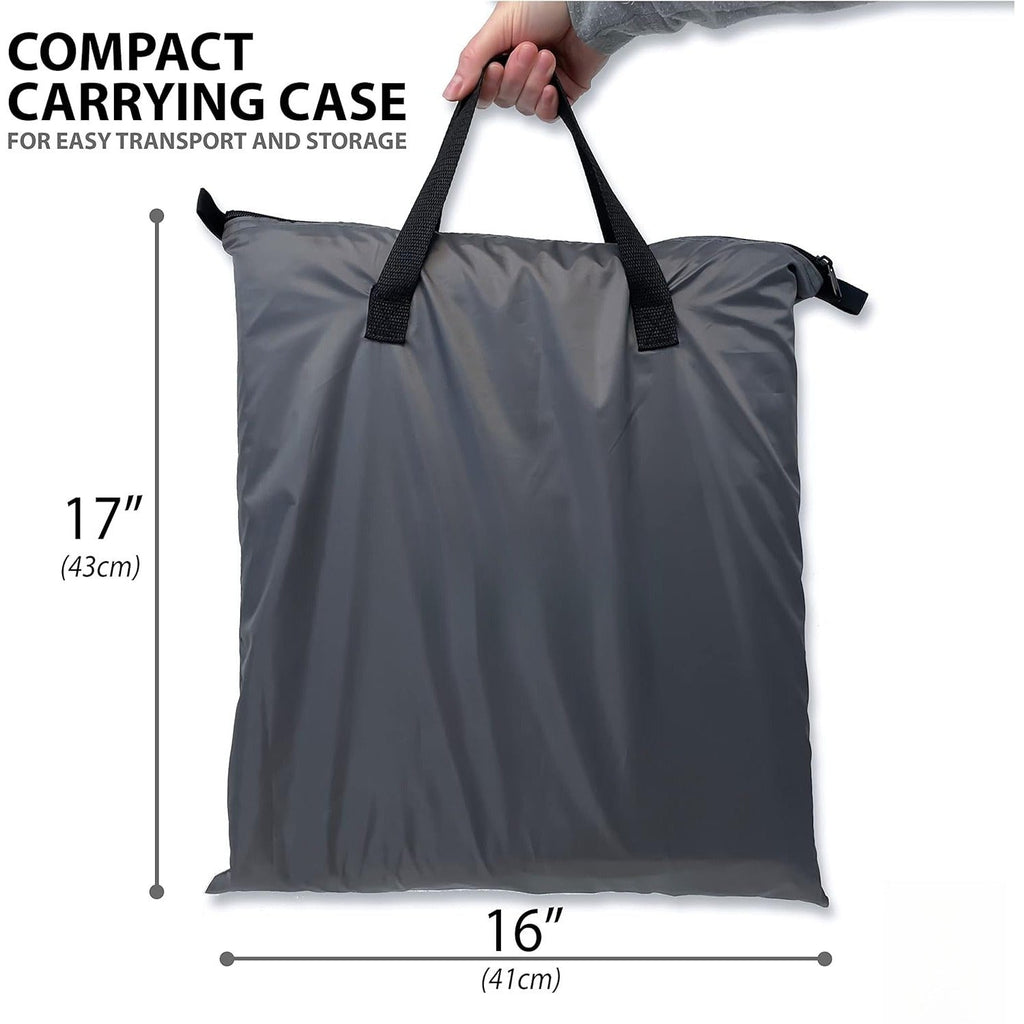 Camping Tent Organizer 9-Shelf with Zippered Flap – Hanging Storage Rack for Shoes, Gear & Dining, Fits Most Tents, Brown & G