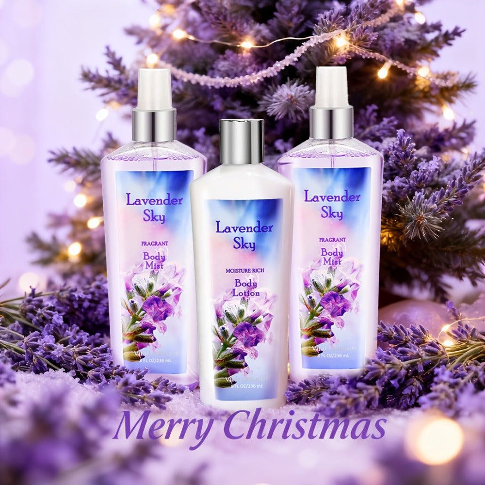 Body Care Gift Set for Women 3pcs, Body Wash, Lotion & Perfume Fragrance Moisturizing Skin Care Kit Sweet — image 9