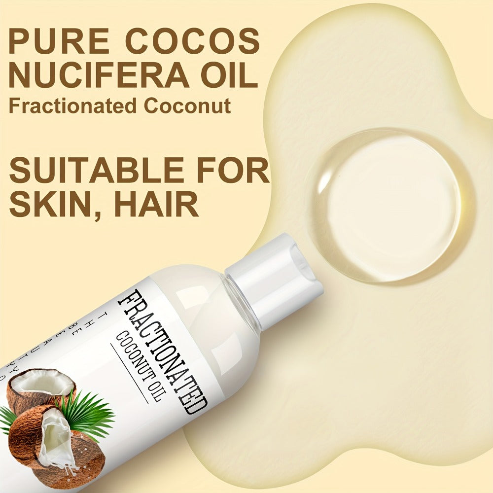 Fractionated Coconut Oil 4-Pack 7.5 fl oz Each, Pure Vegan Carrier Oil for Skin & Hair, Lightweight — image 2