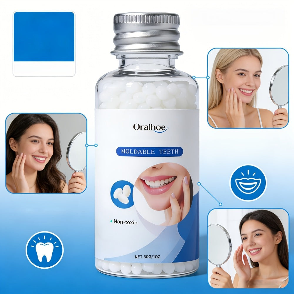 Temporary False Tooth Kit DIY Cosmetic Dental Moldable Thermoplastic Realistic Fit for Missing Broken — image 11