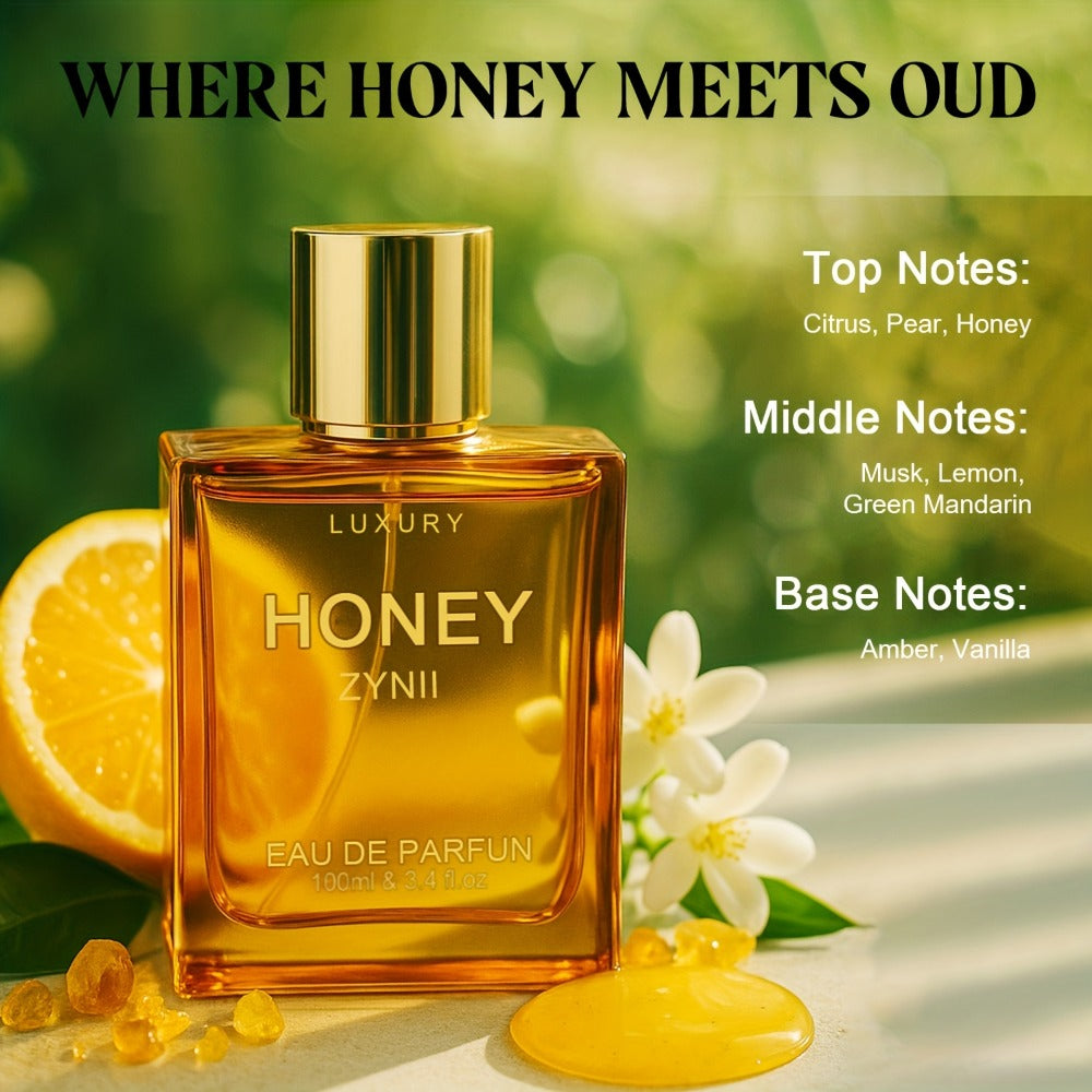 Perfume Unisex Amber Nectar or Liquid Golden with Honey, Agarwood, Bergamot, Patchouli and Vanilla — image 2