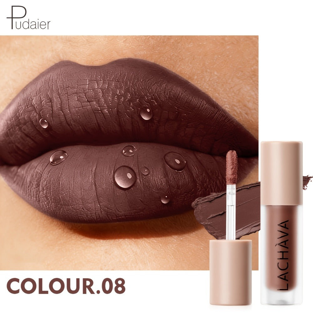 Velvet Matte Liquid Lip Color in Five Coordinated Nude-Tone Shades with 7.4cm Square Tube and Wand — image 10