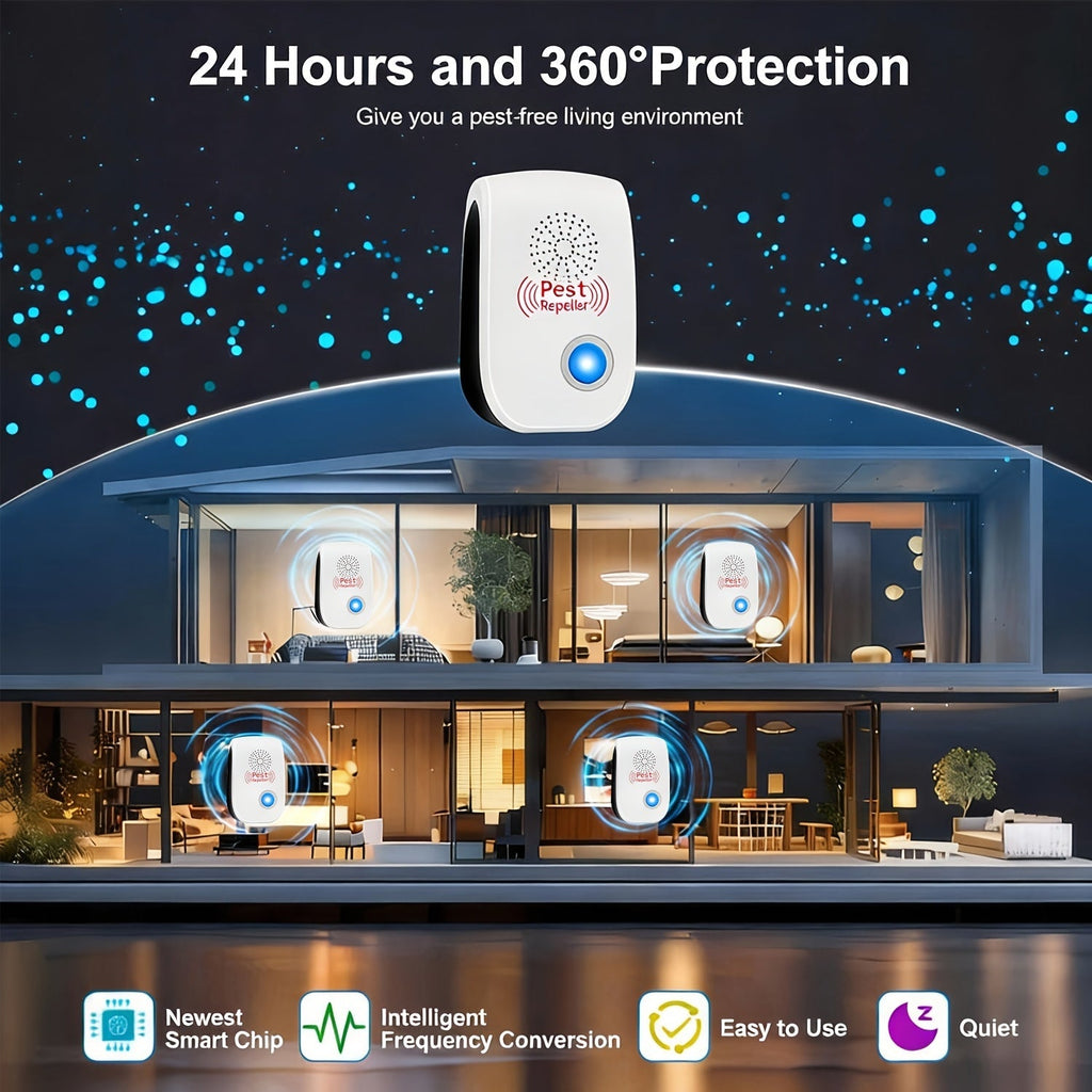 Ultrasonic Pest Repeller Plug-In 2025 Upgrade, Electronic Indoor Pest Control for Cockroaches, Mice — image 4