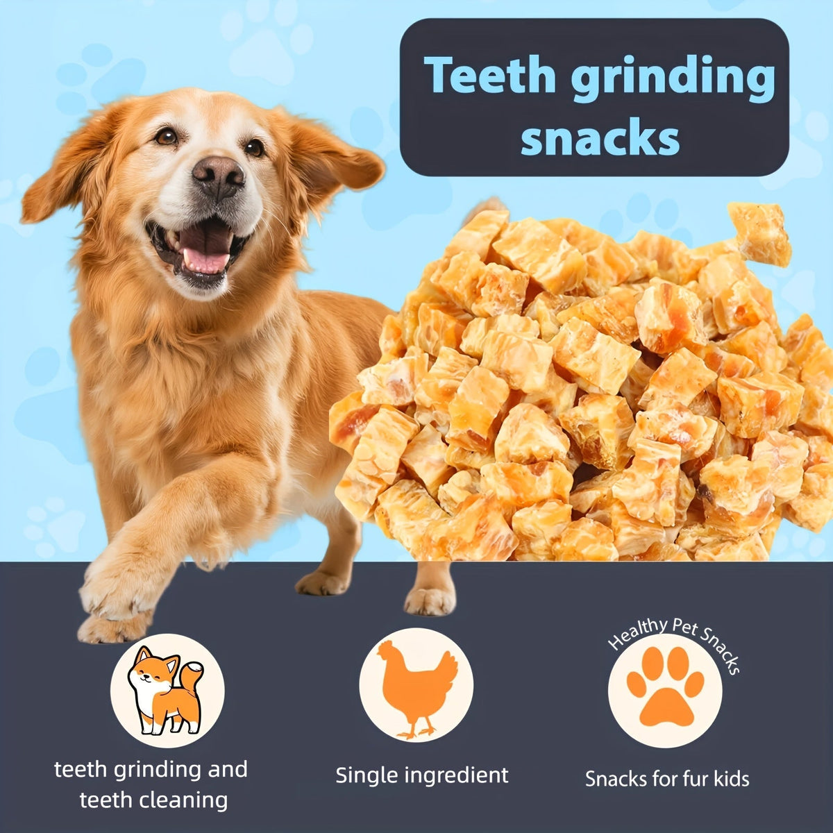 Dog Treats Chicken and Duck Jerky Variety Assortment with Five Retained Combination Choices — image 4