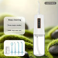 Electric Toothbrush Water Flosser Combo Set – 3 Modes USB Rechargeable Oral Care Kit with 4 Brush Heads & 4 Nozzles — image 1