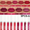 Lip Gloss Set by MYHO Cosmetics with 9 Matte Lip Colors per Set and Two Retained Shade Collections — image 18
