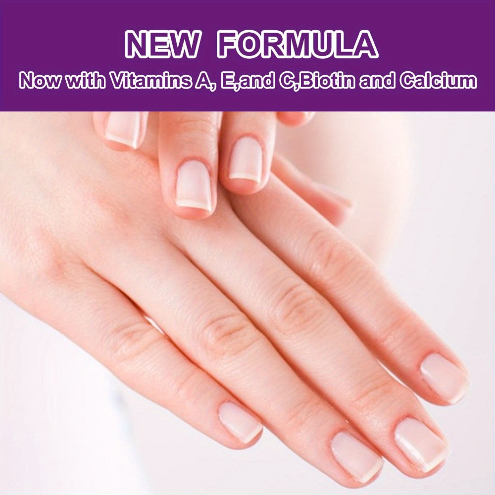 Nail Strengthening Polish 10ml Glycerin & Hyaluronic Acid Formaldehyde-Free – Hardener Treatment for Thin Brittle Weak Nails 