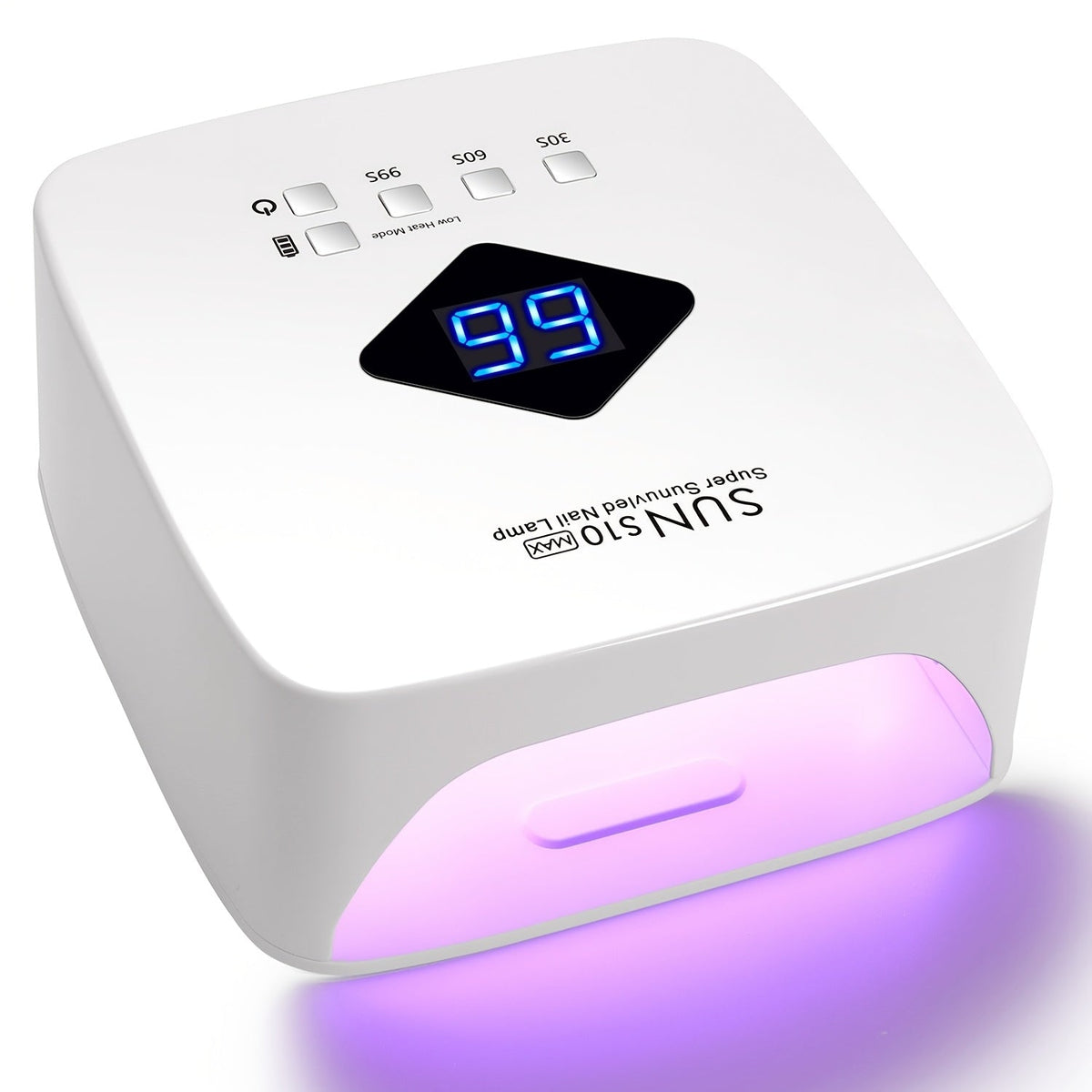 Rechargeable UV LED Nail Lamp 30 Beads, Professional Gel Nail Curing Light Cordless with 3 Timer Settings — image 17