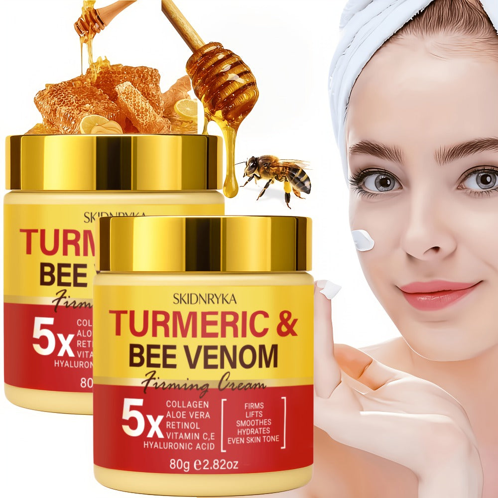 Face Cream Retinol Bee Venom Formula with Turmeric and Collagen in One-Piece or Two-Piece Options — image 1