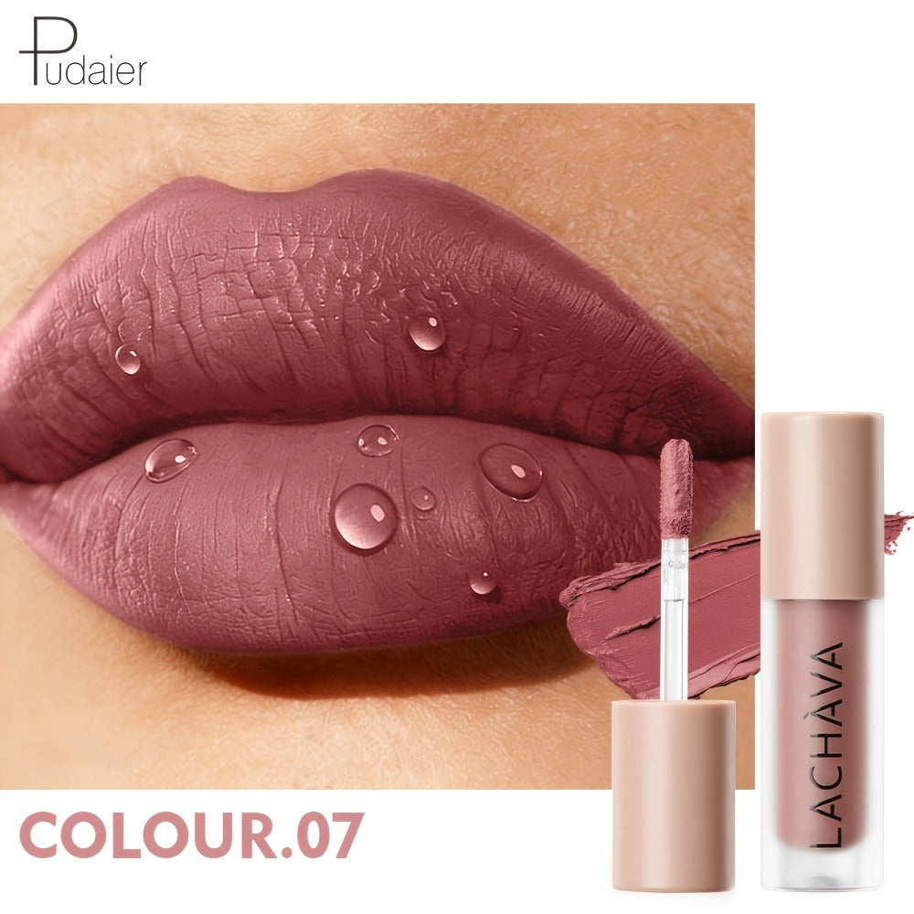 Velvet Matte Liquid Lip Color in Five Coordinated Nude-Tone Shades with 7.4cm Square Tube and Wand — image 12