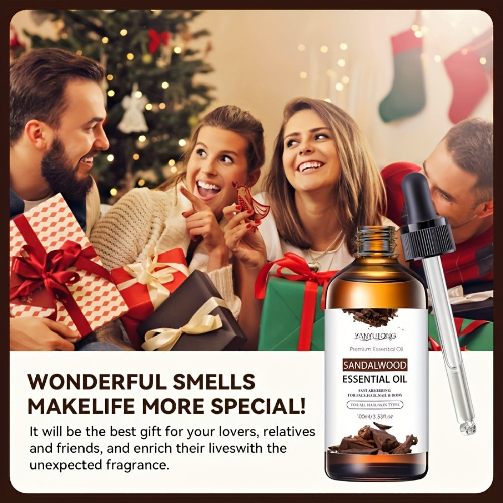 Essential Oil Sandalwood 30ml, 100ml or Twin Pack with Warm Woody Scent for Diffuser and Shower — image 8