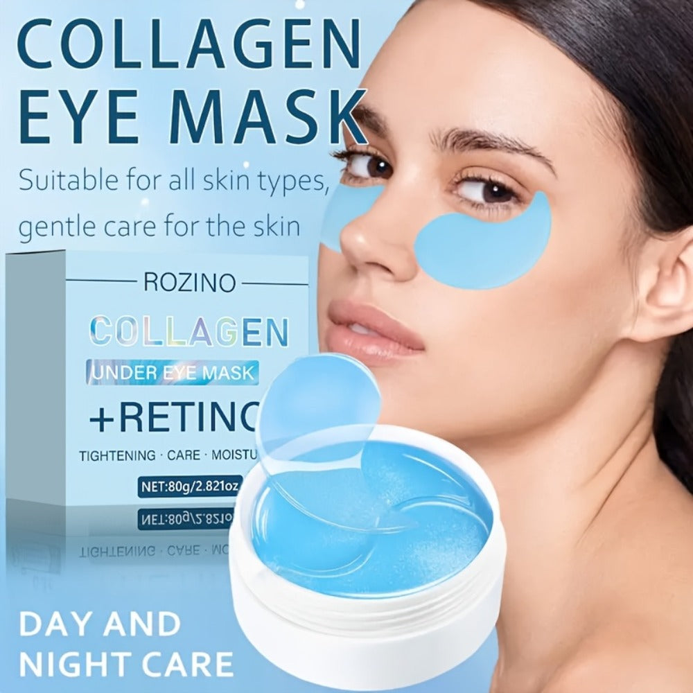 Retinol Collagen Eye Mask 60pcs 80g – Firming Under Eye Patches for Dark Circles, Puffiness, Sagging & Fine Lines — image 1