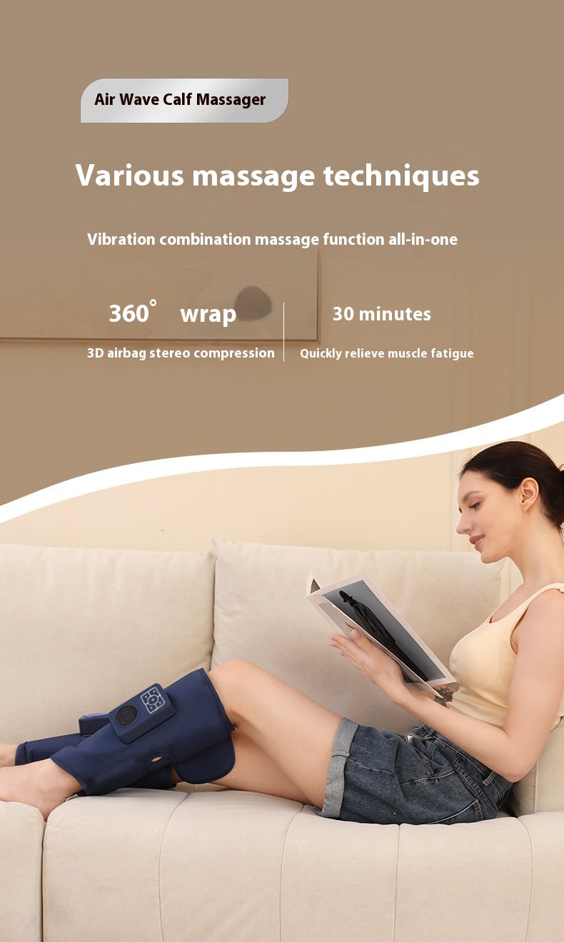 Leg Massage Instrument Calf Airbag Heating Massager