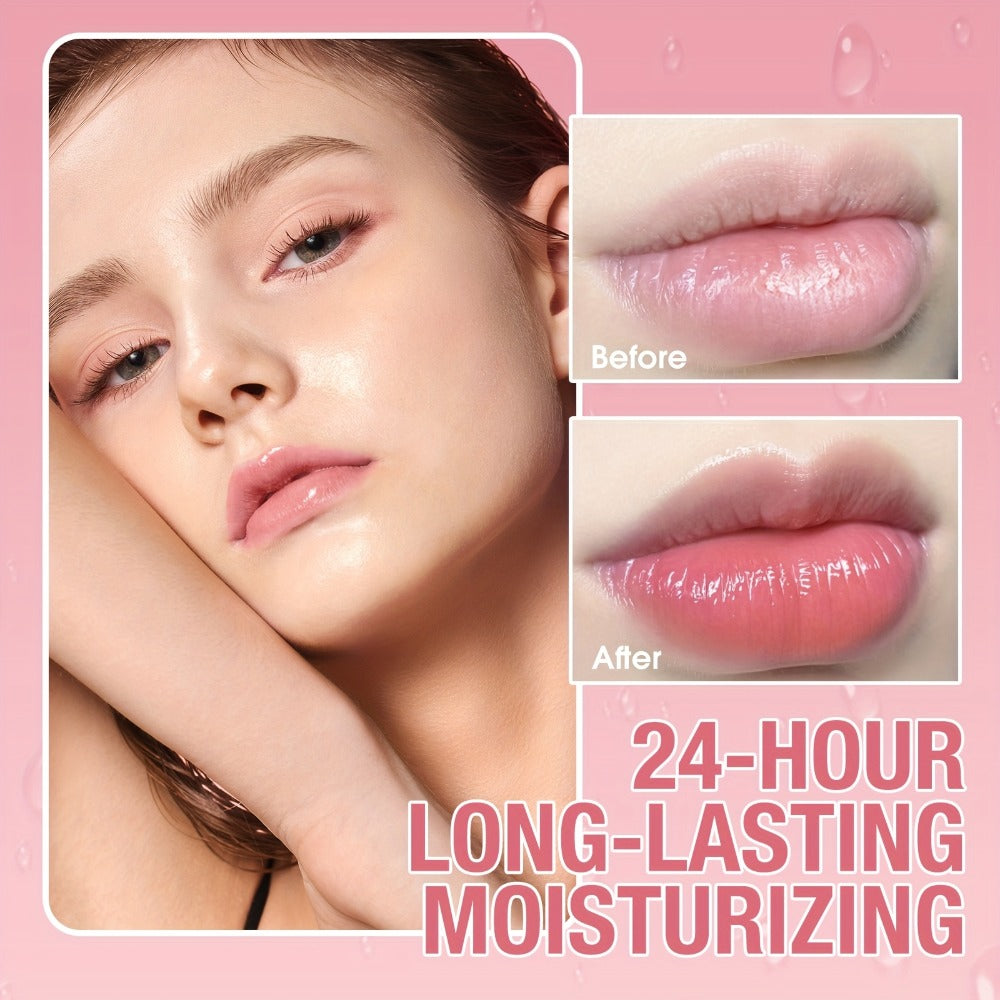 Moisturizing Lip Balm Set 4pcs Waterproof with Vitamin E Oil & Plant Oils – Long-Lasting Nourishing Lip Care for Dry Chapped 