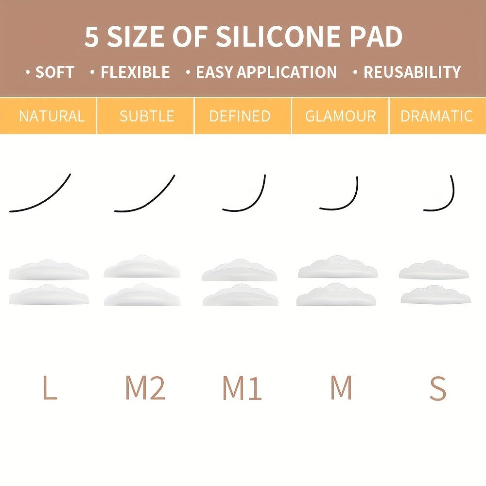 Lash Lift Kit & Brow Lamination Tint Set, 2-in-1 Eyelash Perm & Eyebrow Lamination with Black Brown Tint Dye — image 11