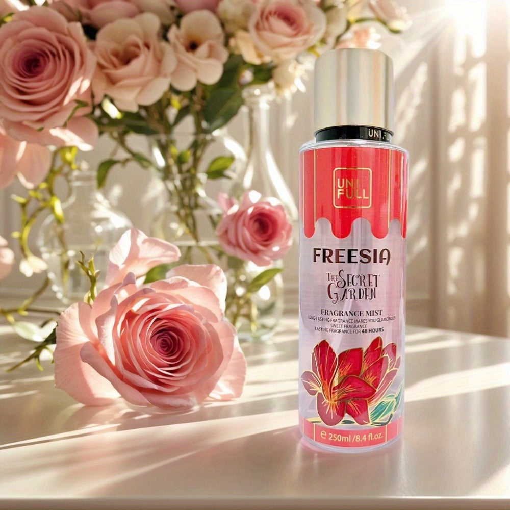 Floral Fruity Eau de Toilette Body Spray for Women 8.4oz – Long-Lasting Hair & Body Mist, 13 Scents Colorful Bottle — image 1