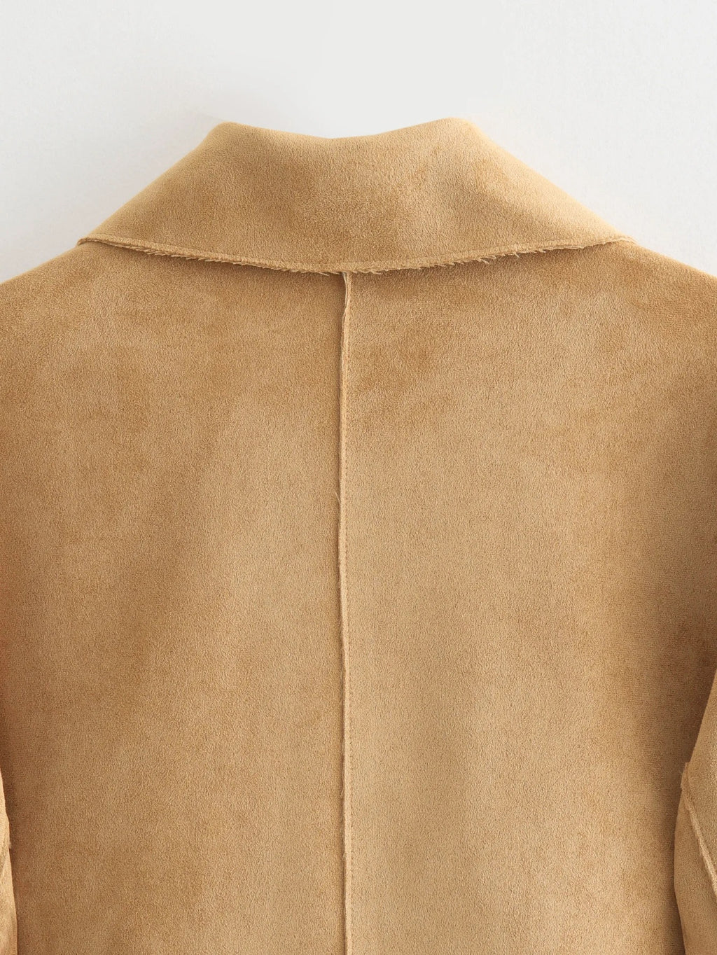 Suede Fabric Jacket Coat For Women