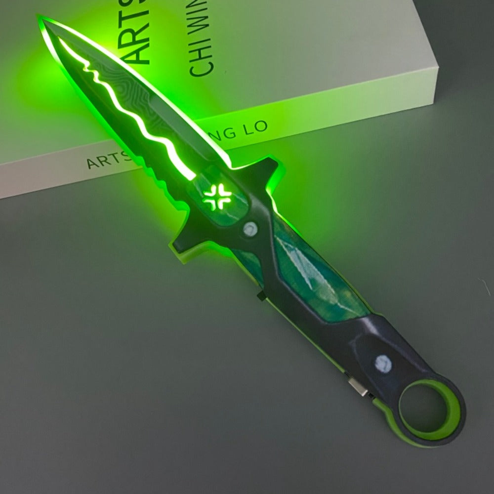 LED Light-Up Katana Toy Sword, Anime Cosplay Prop for Kids & Teens, Glowing Samurai Ninja Sword, Halloween Party Photo Prop —