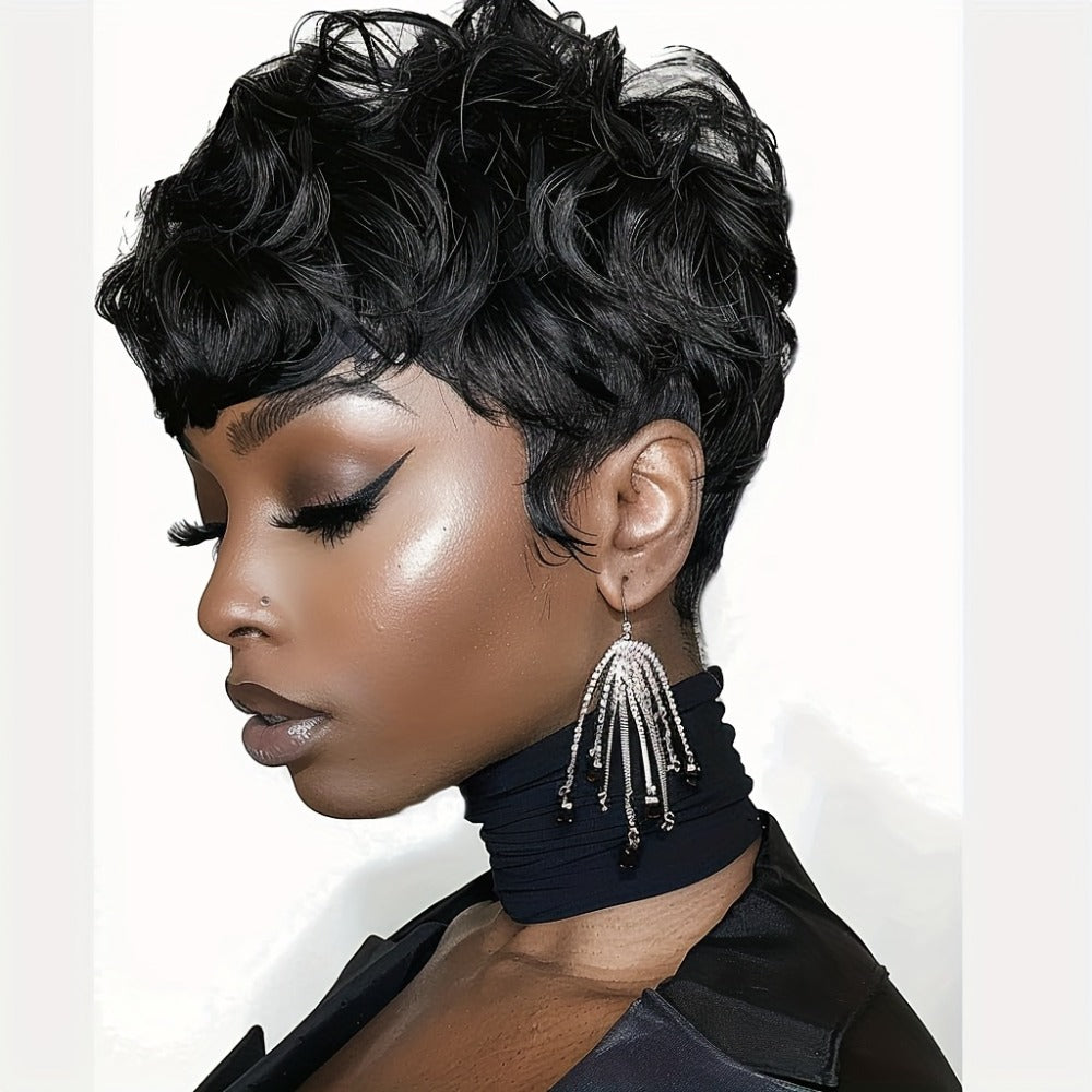 Short Bob Wig Human Hair 6 Inch HD Lace Front Glueless, Pre Plucked Bleached Knots Natural Hairline Ready to Wear — image 2