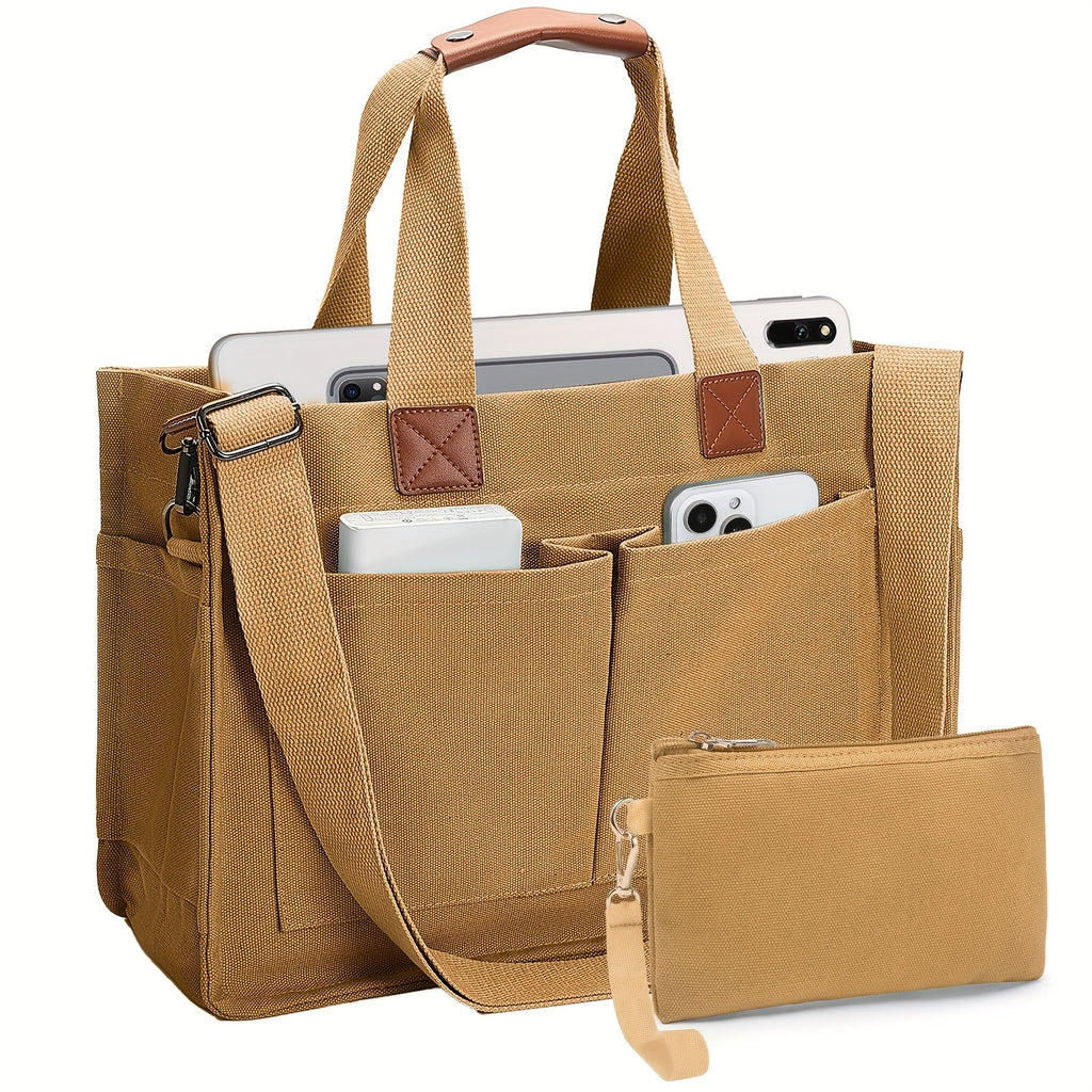 Large Utility Tote Bag for Women with Multiple Pockets, Adjustable Strap and Small or Large Sizes — image 1