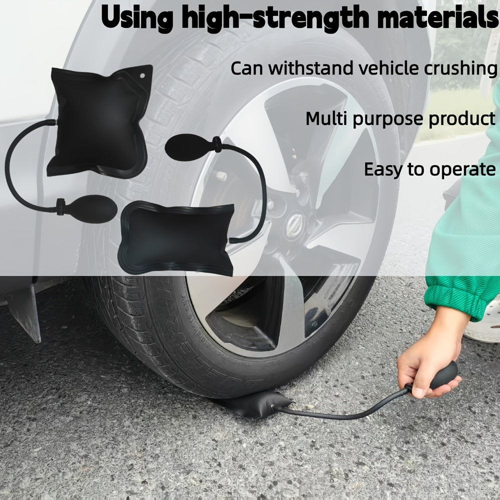 Air Wedge Pump Car Door Unlock Kit – Emergency Lockout Tool Set with Long Reach Grabber & Window Opening Gripper — image 7