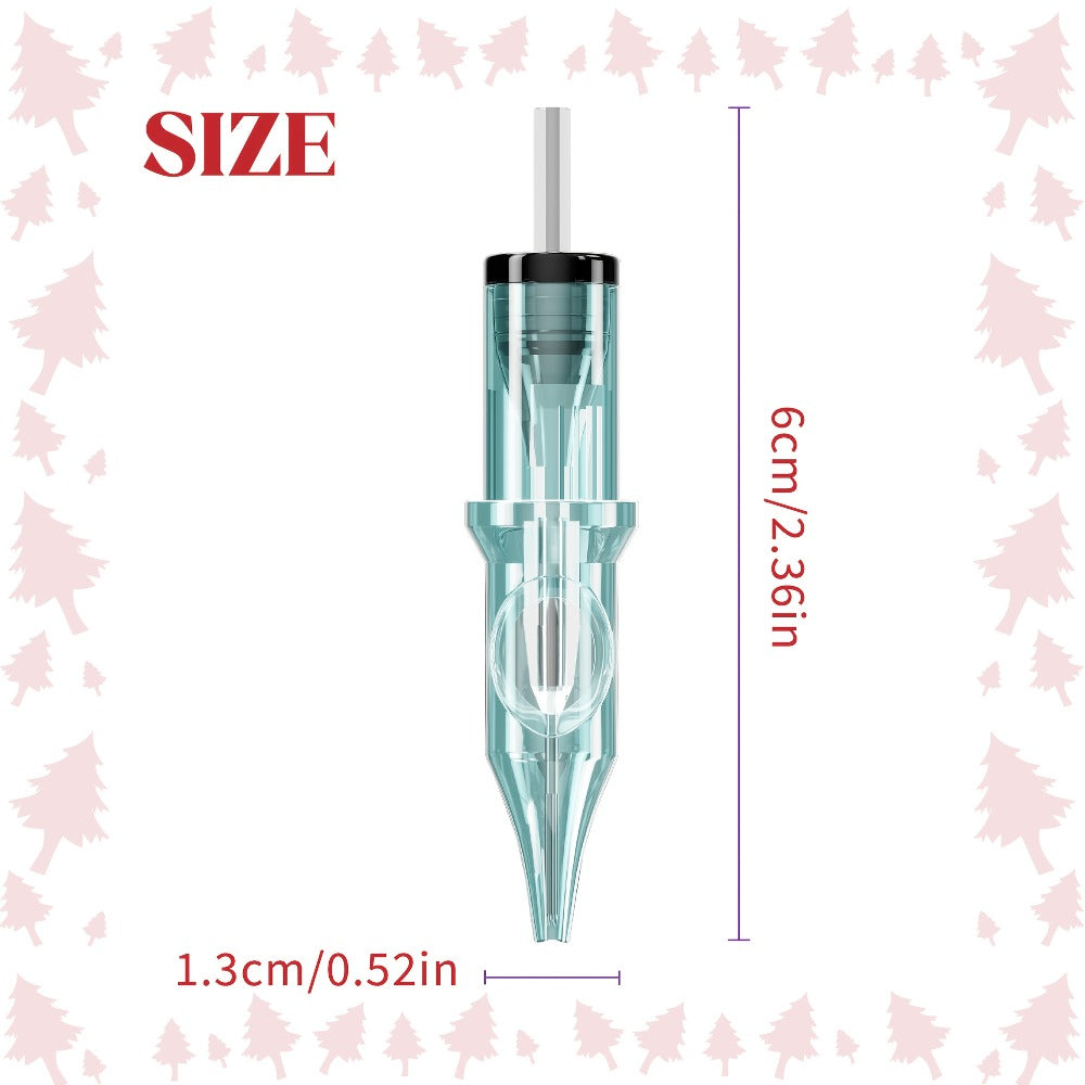 Tattoo Cartridge Needles with Neebol Label, 20-Piece #12 RL RM Mix or 50-Piece #12 RL Pack — image 6