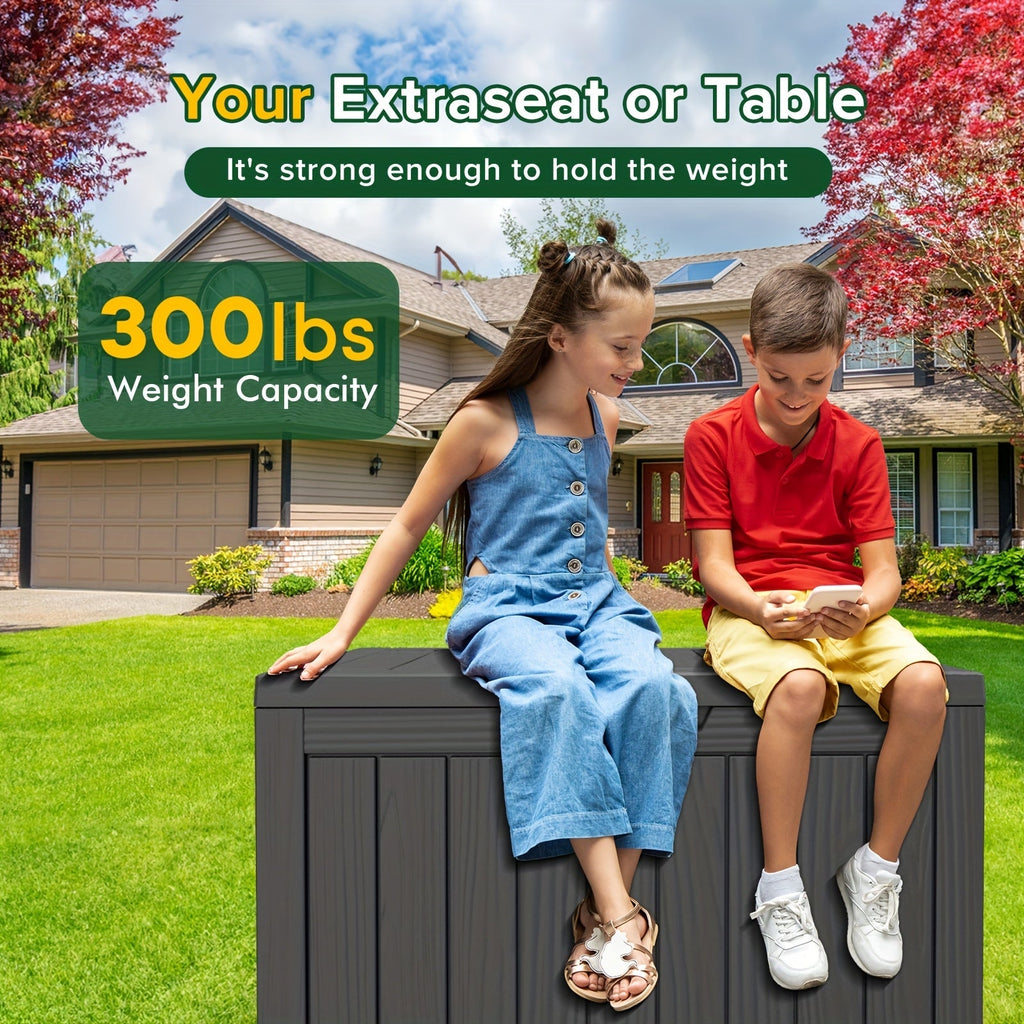 Molded-Panel Outdoor Storage Box with 36-, 45- or 51-Gallon Labels across Four Capacity-and-Color Models — image 7