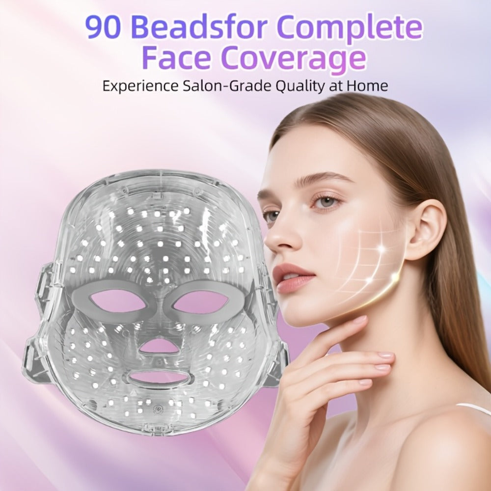 7 Color Photon LED Facial Device for Bath Time, Home Spa and Personal Care, with the Listed Configuration — image 10