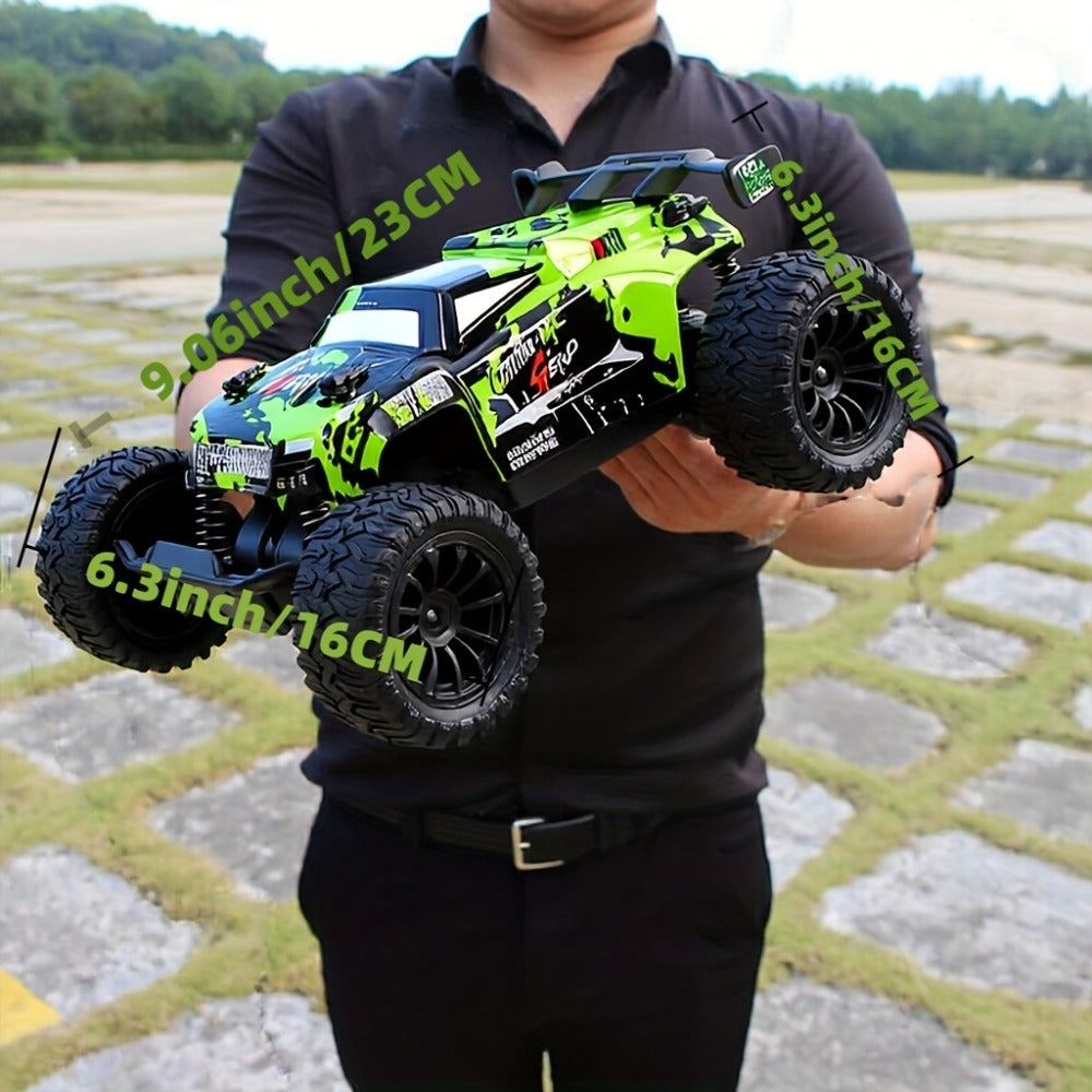 RC Off-Road Truck for Kids 2.4GHz Dual Drive Twin Motor – All-Terrain Anti-Slip Tires Remote Control Car, Sturdy Durable Boys