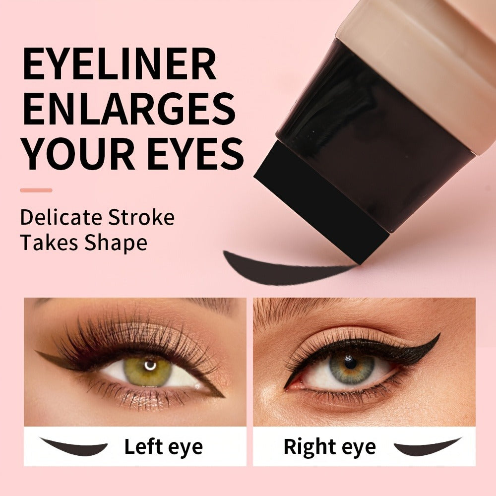 Double-Ended Wing Stamp Eyeliner Pen Three-Pack in Natural Black or Coffee Brown Color Options — image 4