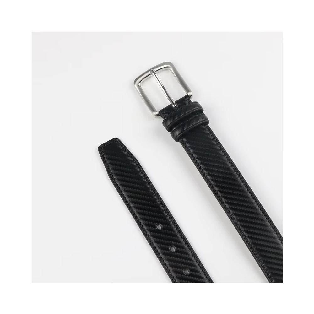 Genuine Business Leather Belt For Men Or BOY Swivel Pin Buckle Casual Versatile Belt