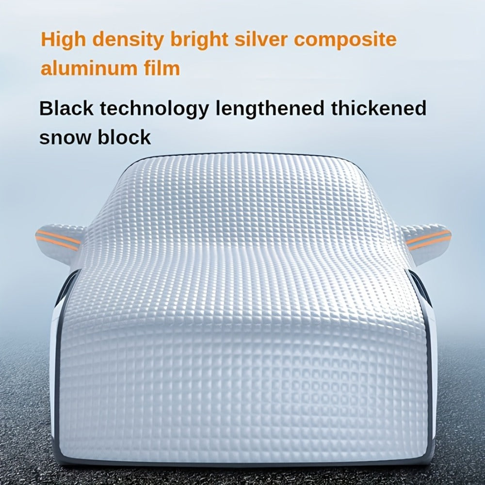 Windshield Snow Cover & Sun Shade Universal Fit – Thickened All-Season Front Window Frost Ice Guard & UV Sunshade Protector f