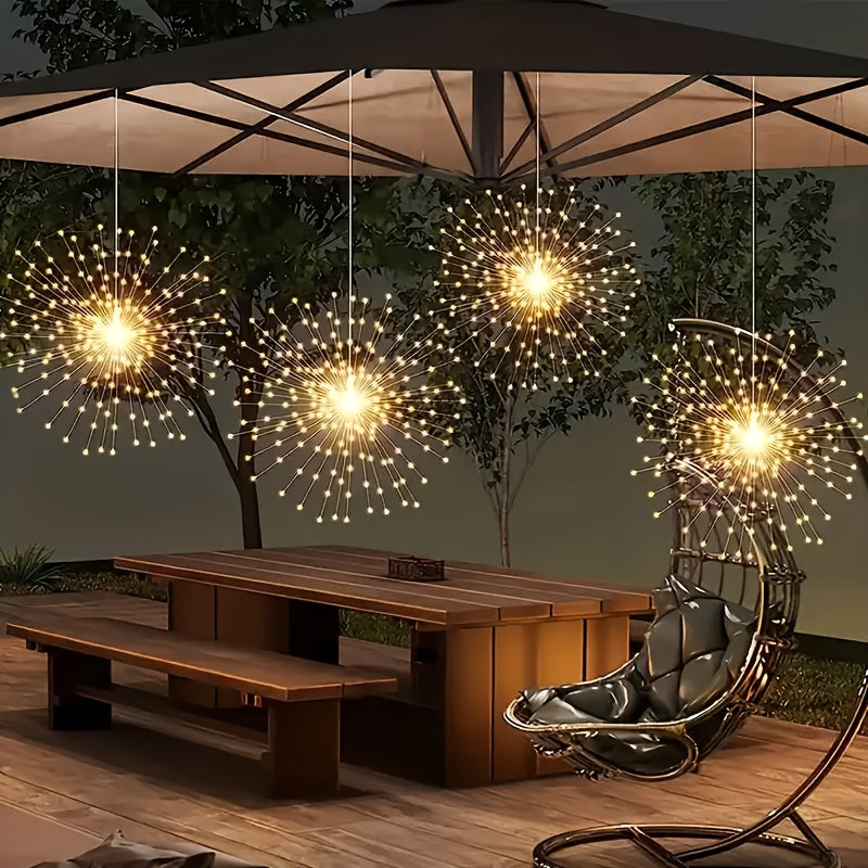 Solar Starburst Firework Light Set with 240, 360 or 450 LEDs, Remote and Eight Lighting Modes — image 13