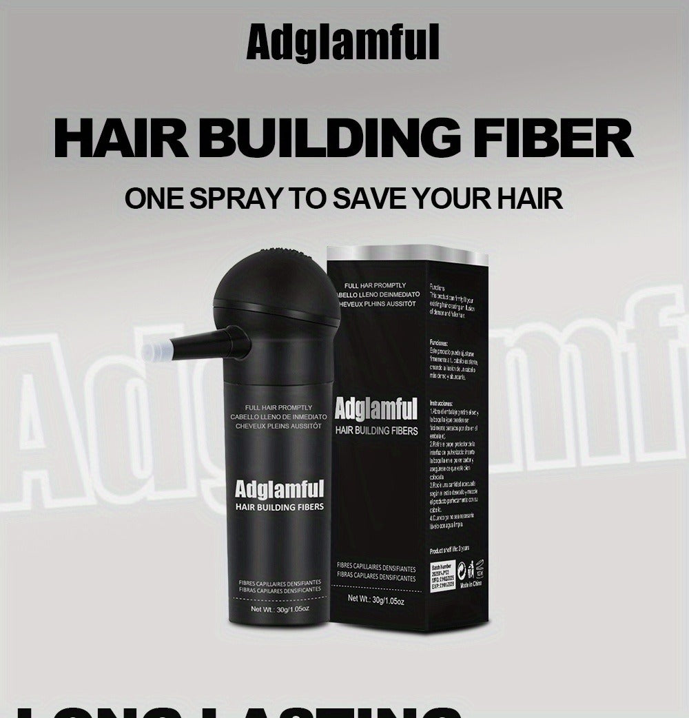 Hair Volumizing Fibers 2-in-1 Kit 30g x 2pcs - Instant Volume for Thinning & Sparse Hair, Fills Part Lines & Hairlines — imag
