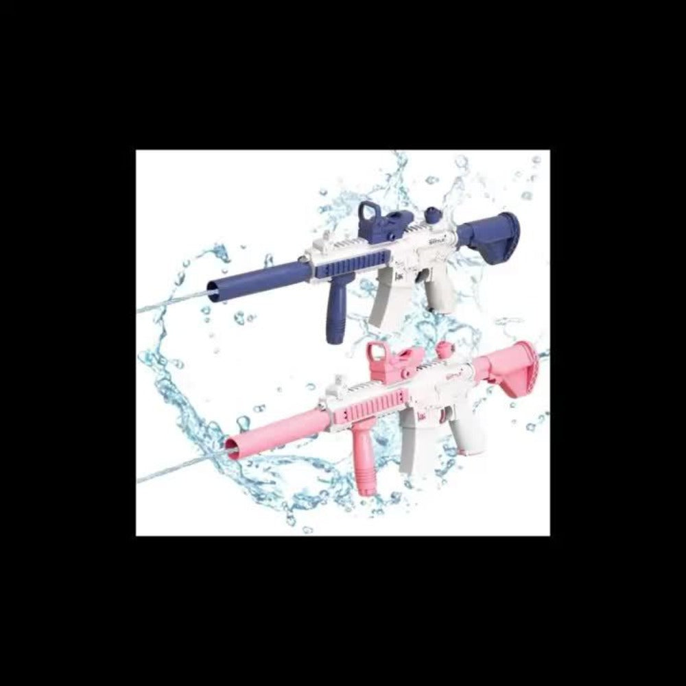 Continuous-Fire Water Gun for Kids & Adults, High- Long-Range Squirt Blaster for Summer Beach Pool Backyard Outdoor Play — im