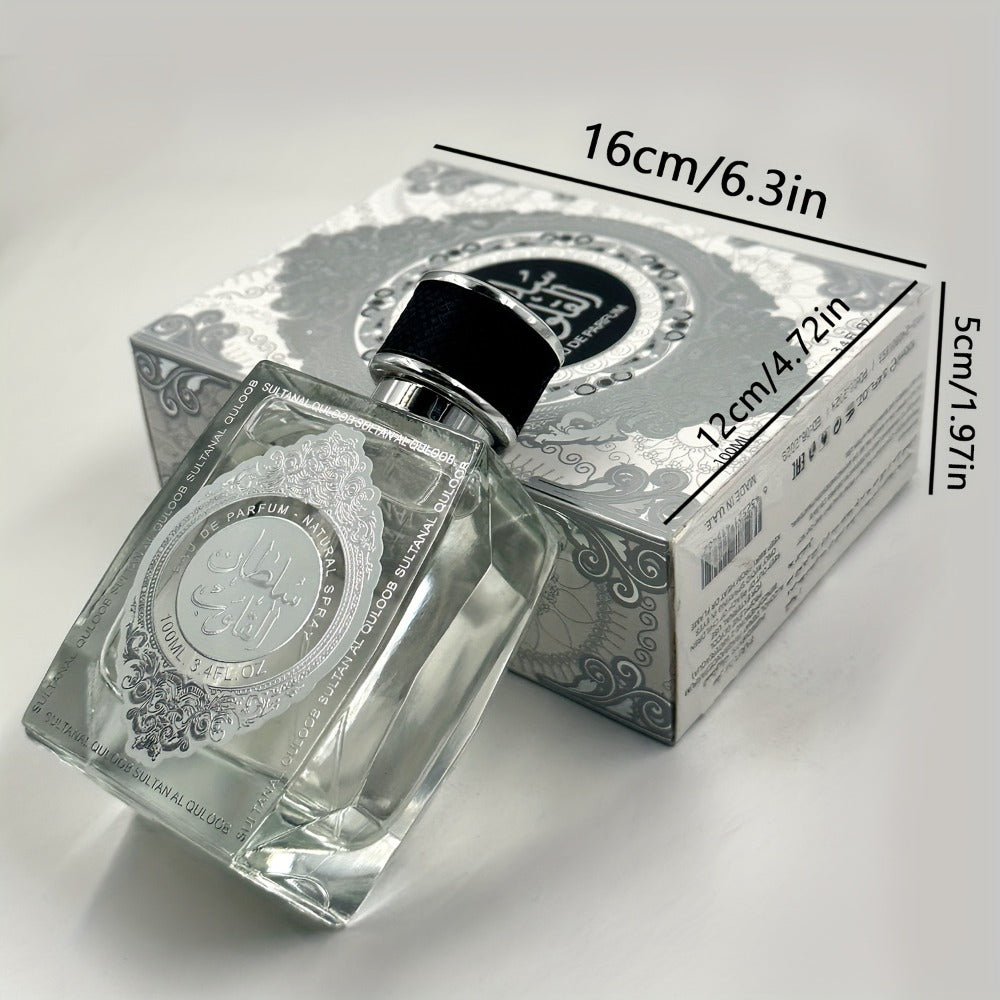 Mens Cologne Arabian Woody Fragrance Ebony Musk Amber Scent 15% Concentration EDP Strength for Bath Time, Home Spa and Person