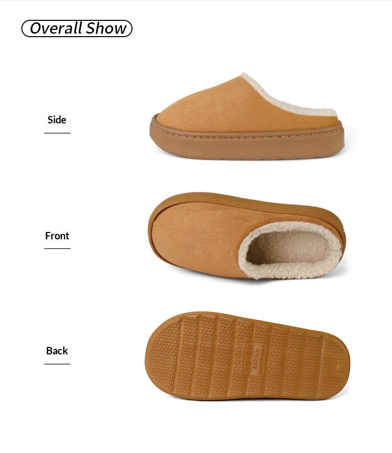 Indoor Anti-slip Plush Warm Home Thick Sole Men