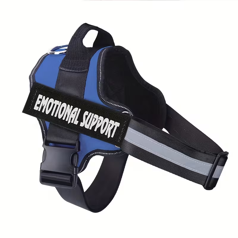 Emotional-Support Patch Dog Harness with Top Handle in Eleven Colors and XS-to-XXL Sizes Pictured — image 21
