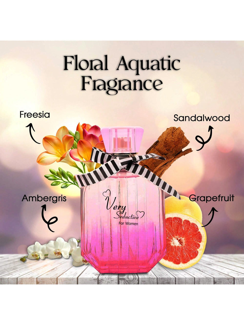 Perfume for Women Very Seductive in Pink Spray with Floral-Woody Profile and 3.4 fl oz Format — image 8