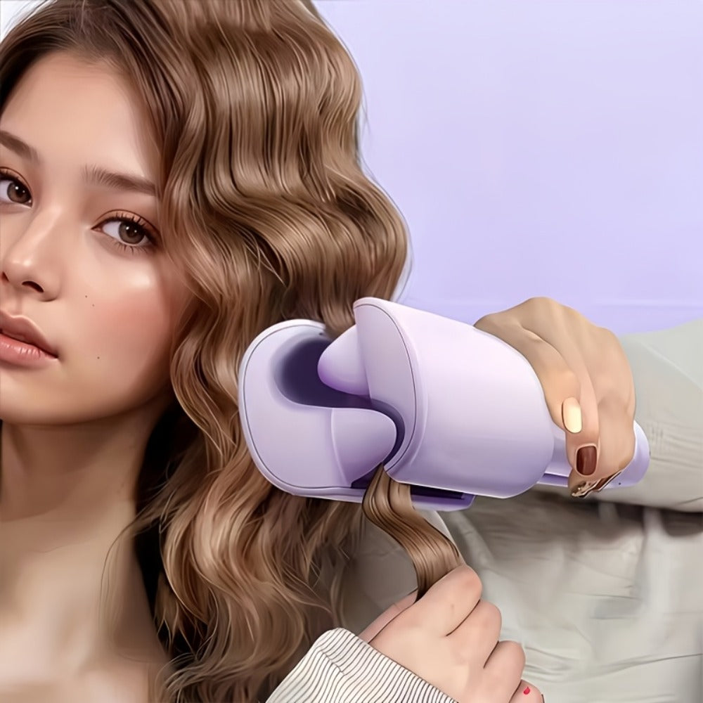 32mm Professional Curling Iron for Waves & Deep Curls with Anti-Scald Safe Temp Control, Salon Curl Iron for Women — image 2