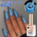 Gel Nail Polish UR SUGAR Reflective Glitter in 15ml with Fluorescent Neon Shimmer and UV/LED Soak-Off Cure — image 12