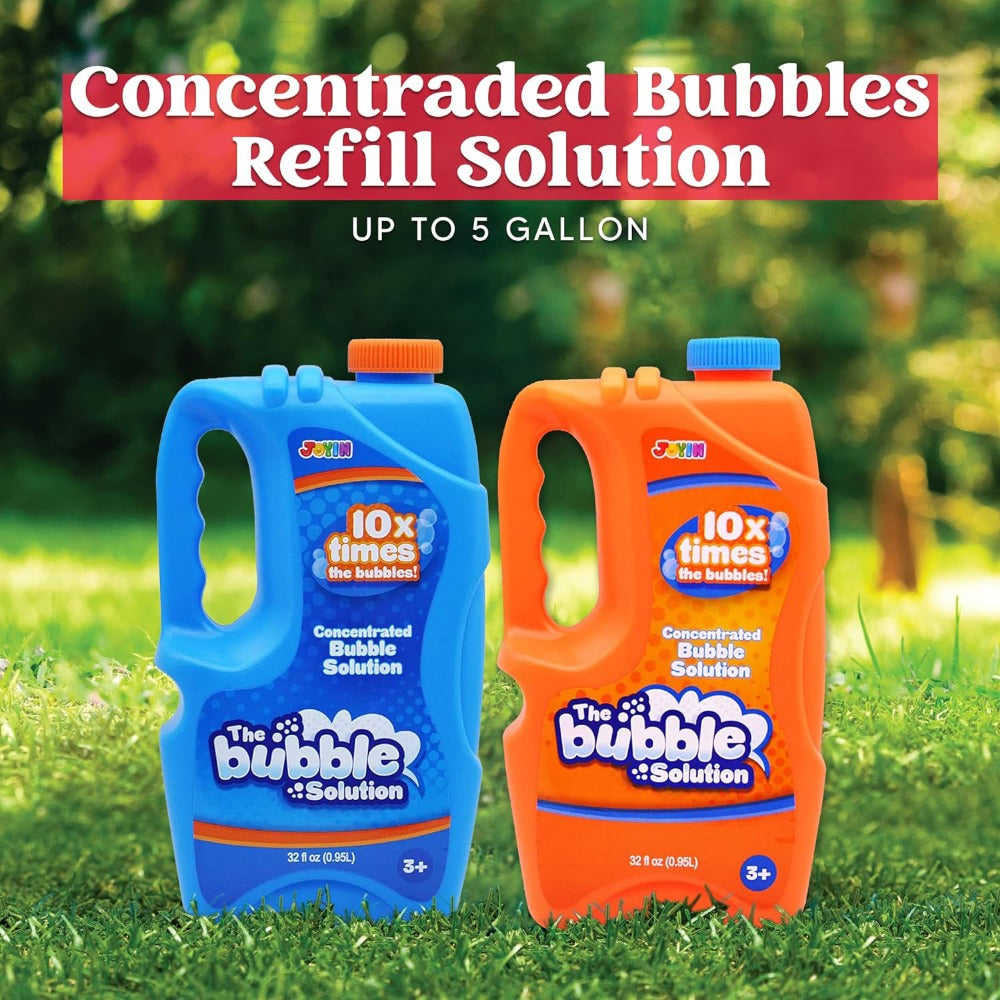 64oz Bubble Solution Refill 2-Pack Concentrate, Makes 5 Gallons, Compatible with Bubble Machines — image 9