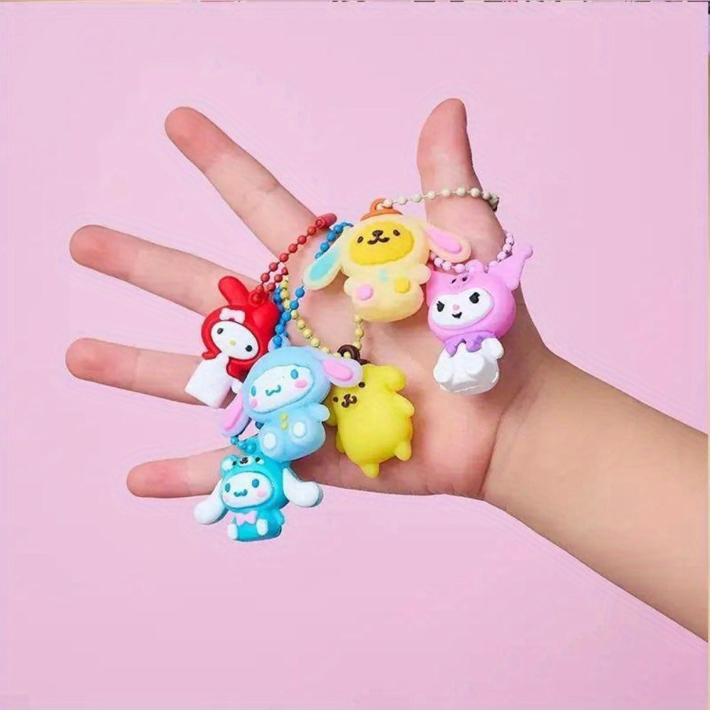 40pcs Kawaii Blind Box Mini Figures & Pendants, Sanrio Mystery Surprise Dolls Set for Parties, Celebrations and Guest Favors 