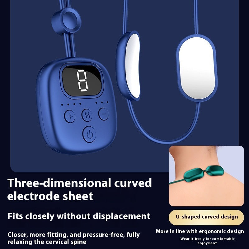 Pendant Neck Mini Neck Double Pulse Massager