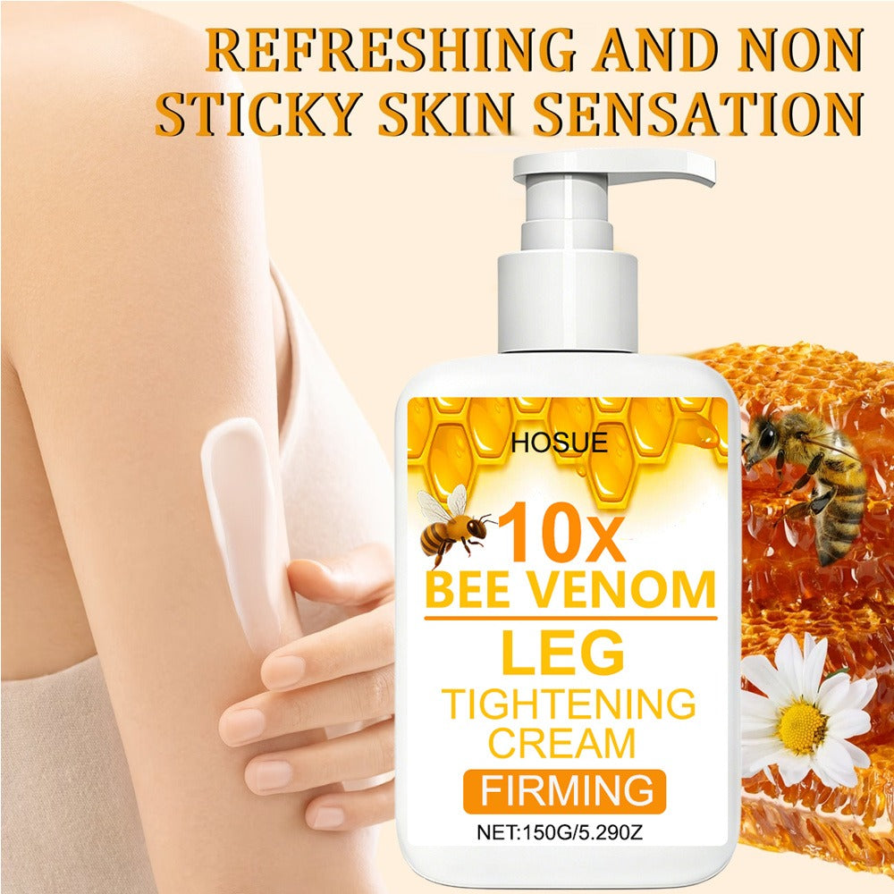 Body Cream HOSUE 150g Pump Bottle with Bee Venom Ingredient Label for Arms, Thighs and Abdomen Application — image 11