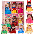 Mini Fashion Dolls 6 Pack 4 Inch Collectible Doll Set with Stylable Hair Rotatable Limbs & Cute Outfits — image 6